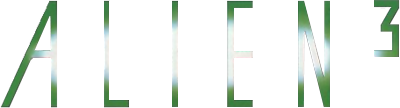 Alien 3 logo for Sega Mega Drive